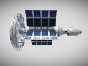 generic spacecraft Modelo 3D