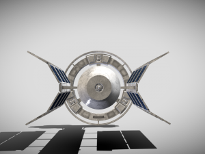 generic spacecraft Modelo 3D