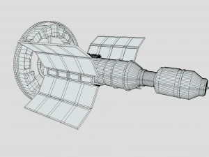 nave espacial gen&eacute;rica Modelo 3D