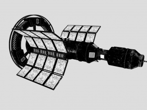 generic spacecraft Modelo 3D