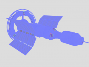 generic spacecraft Modelo 3D