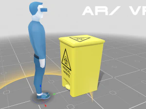 lixeira biológica Modelo 3D