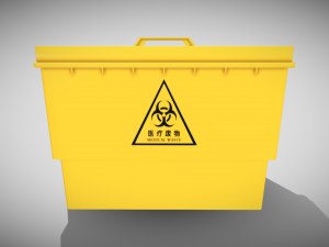 bio waste bin Modello 3D