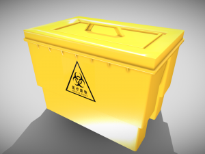 bio waste bin Modello 3D