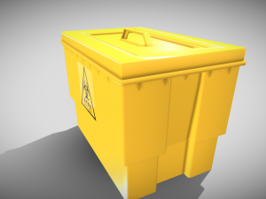 bio waste bin Modello 3D