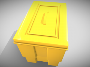 bio waste bin Modello 3D