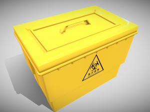 bio waste bin Modello 3D