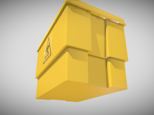 bio waste bin Modello 3D