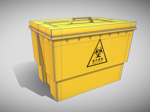 bio waste bin Modello 3D