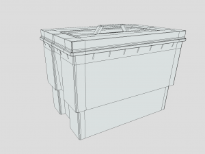 bio waste bin Modello 3D