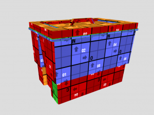 bio waste bin Modello 3D