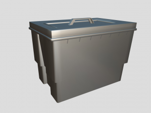 bio waste bin Modello 3D