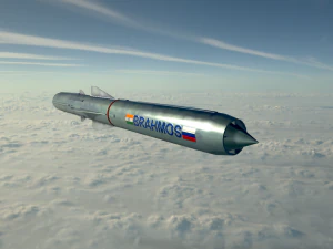 brahmos cruise missile 3D Model