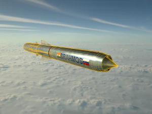 brahmos cruise missile 3D Model