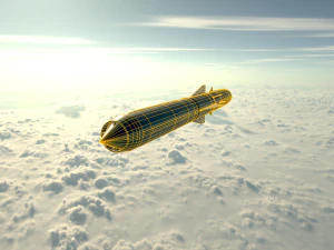 brahmos cruise missile 3D Model