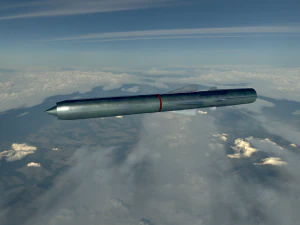 brahmos cruise missile 3D Model