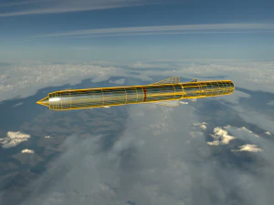 brahmos cruise missile 3D Model