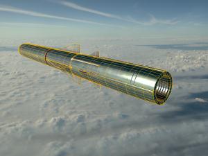 brahmos cruise missile 3D 模型
