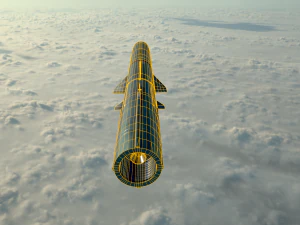 brahmos cruise missile 3D Model