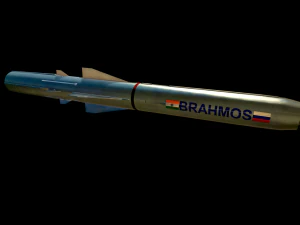 brahmos cruise missile 3D Model