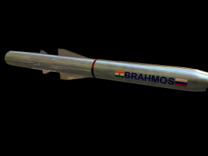 brahmos cruise missile 3D Model
