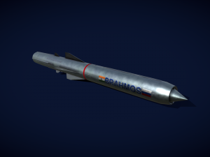 brahmos cruise missile 3D 模型