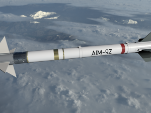 sidewinder missile Modèle 3D