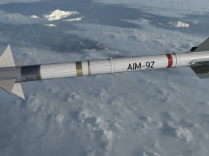 sidewinder missile Modèle 3D