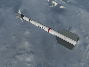 sidewinder missile Modèle 3D