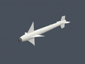sidewinder missile Modèle 3D