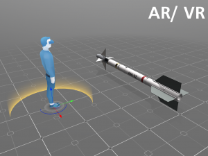 sidewinder missile Modèle 3D