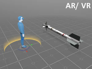 sidewinder missile 3D Model