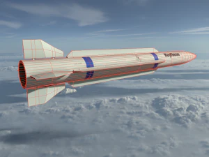 raytheon peregrine missile 3D Model