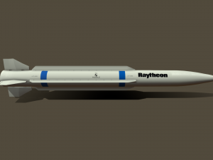 raytheon peregrine missile 3D Model