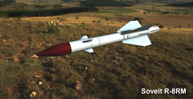 r8-rm missile 3D Model .c4d .max .obj .3ds .fbx .stl .blend 