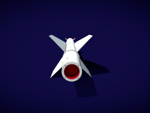 r8-rm missile 3D Model