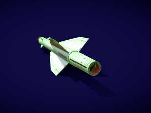 r8-rm missile 3D Model