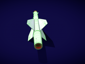 r8-rm missile 3D Model