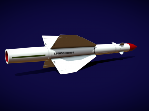 r8-rm missile 3D Model