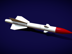 r8-rm missile 3D Model
