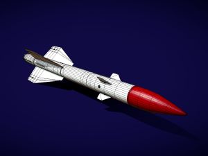 r8-rm missile 3D Model