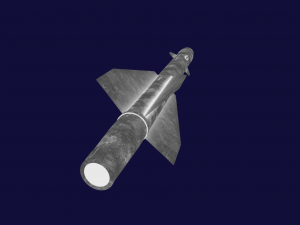 r8-rm missile 3D Model