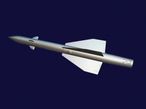 r8-rm missile 3D Model