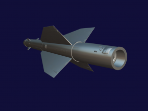 r8-rm missile 3D Model