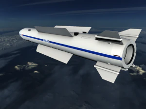 vympel r-37 missile 3D Model