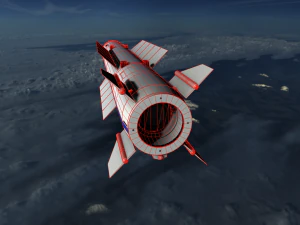 vympel r-37 missile 3D Model