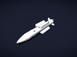 vympel r-37 missile 3D Model