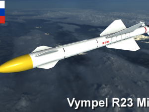 vympel r-23 missile 3D 모델