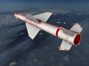 vympel r-23 missile 3D Model