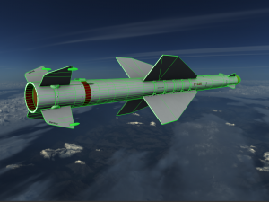 vympel r-23 missile 3D Model